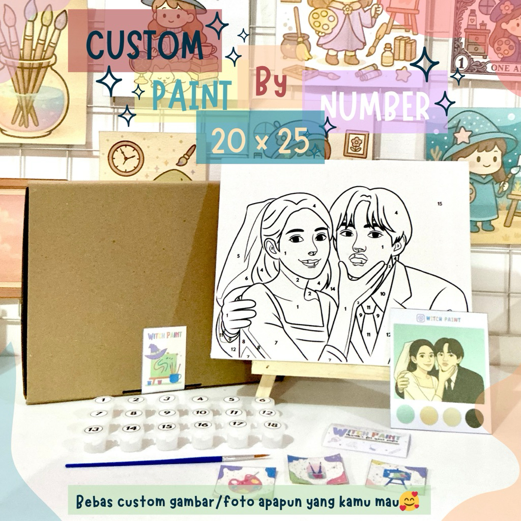 

CUSTOM PAINT BY NUMBER 20x25