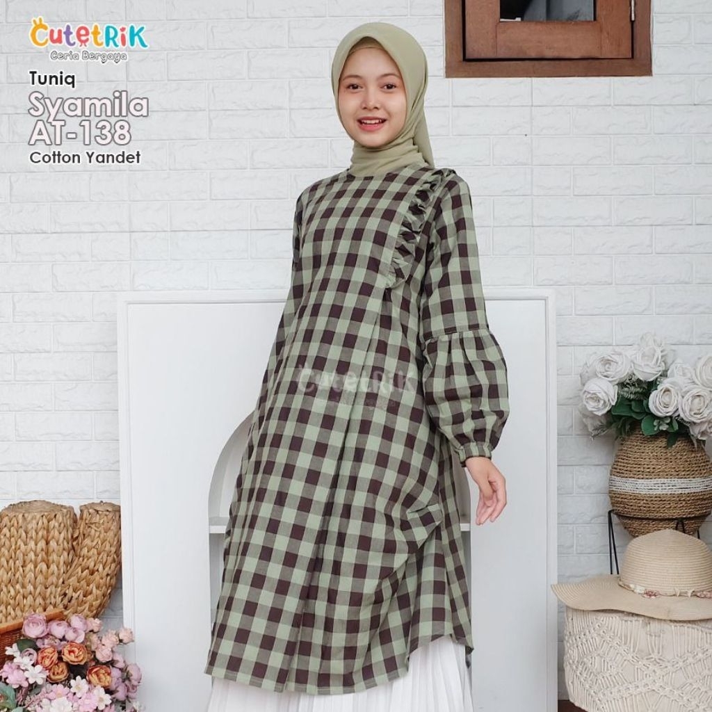 READY TUNIK CUTETRIK ANAK REMAJA PEREMPUAN USIA 6 8 10 12 14 Tahun