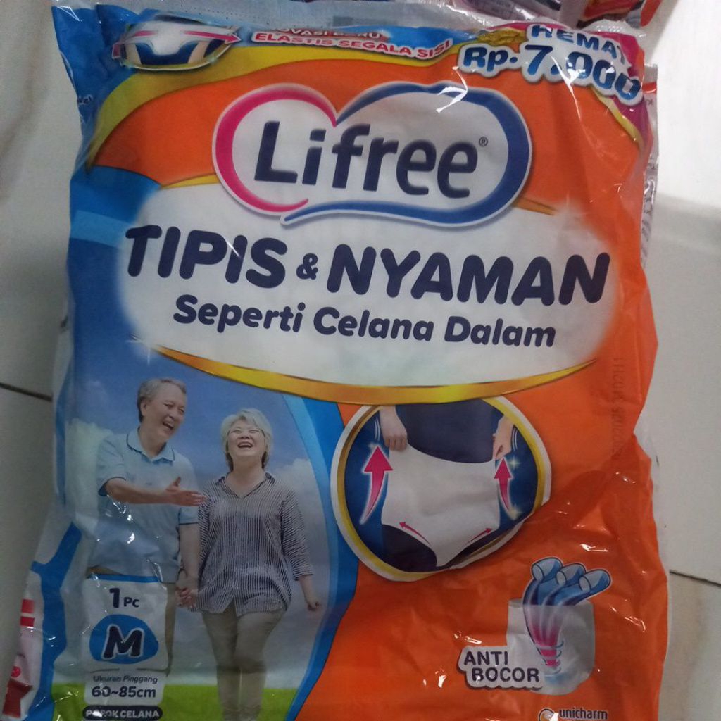 Preloved Popok Celana Dewasa Lifree Ukuran M