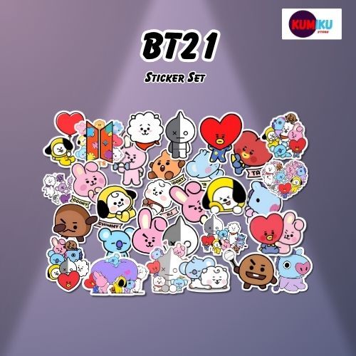 Sticker BT21 | Sticker BTS| Sticker Aesthetic | Sticker Kpop | Sticker Anime | Sticker Laptop