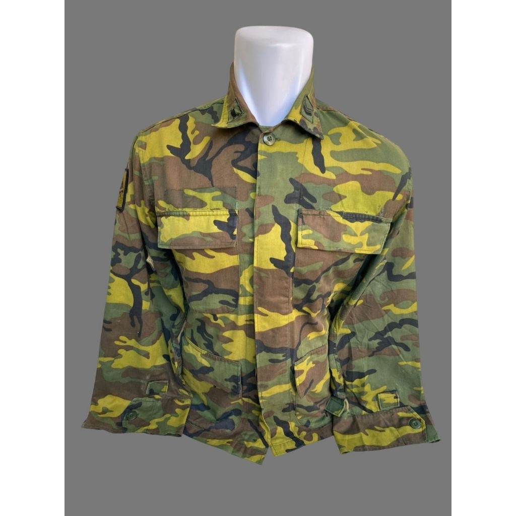 Kemeja BDU Loreng Classic Woodland Cina Taiwan Army (2)