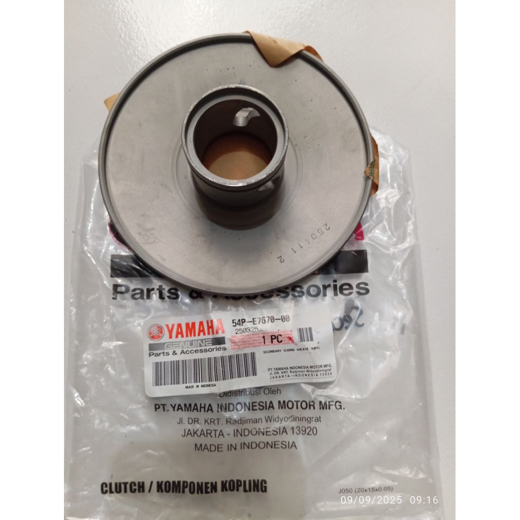 pully cewek secondary sliding mio j original yamaha