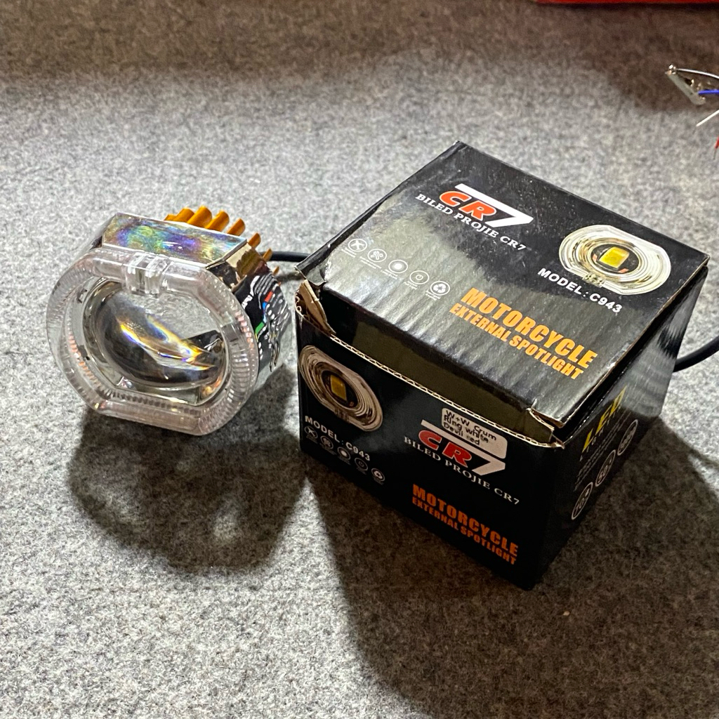 LAMPU BILED ALA ALA MINI LAMPU BILED VARIASI CR7 ICEBLUE RED MONLIGH DEVIL CR7