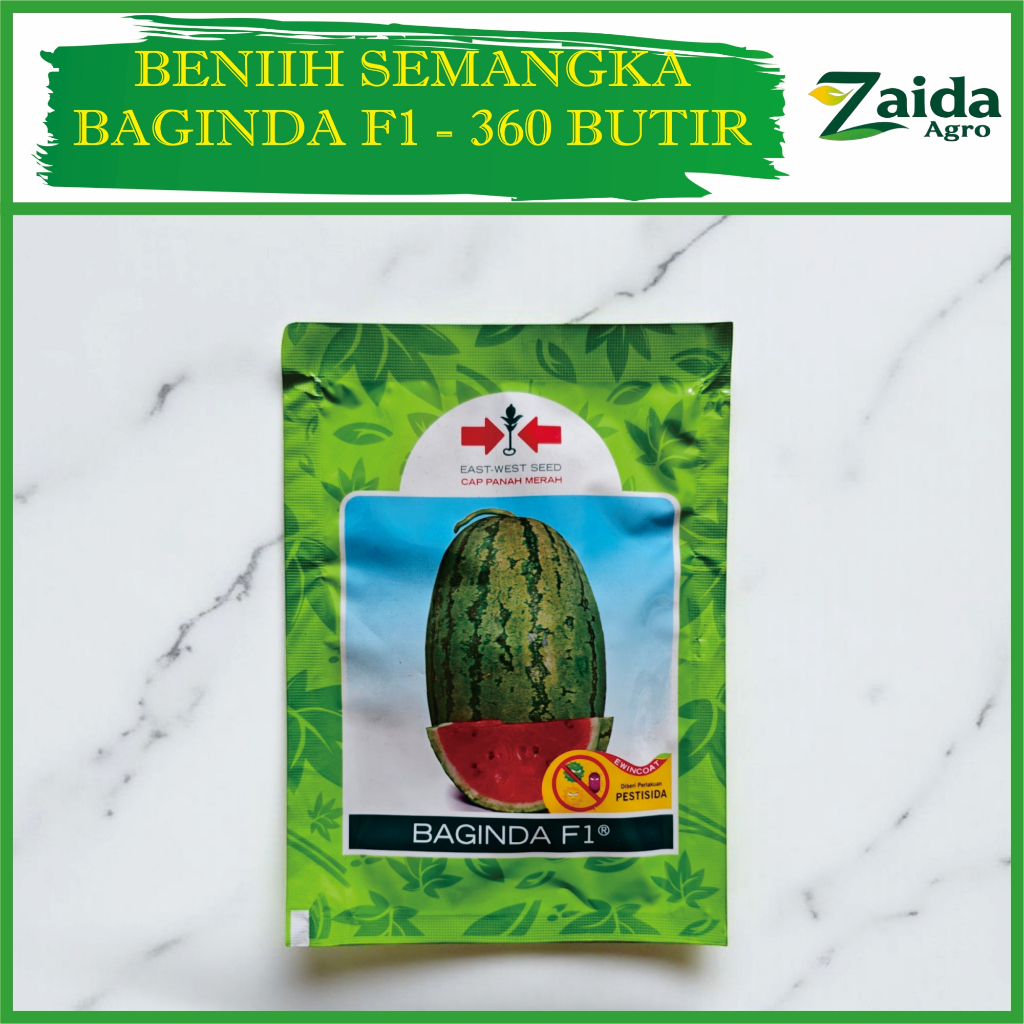 BENIH SEMANGKA BAGINDA F1 - BIBIT SEMANGKA BAGINDA F1 - 360 BUTIR - CAP PANAH MERAH