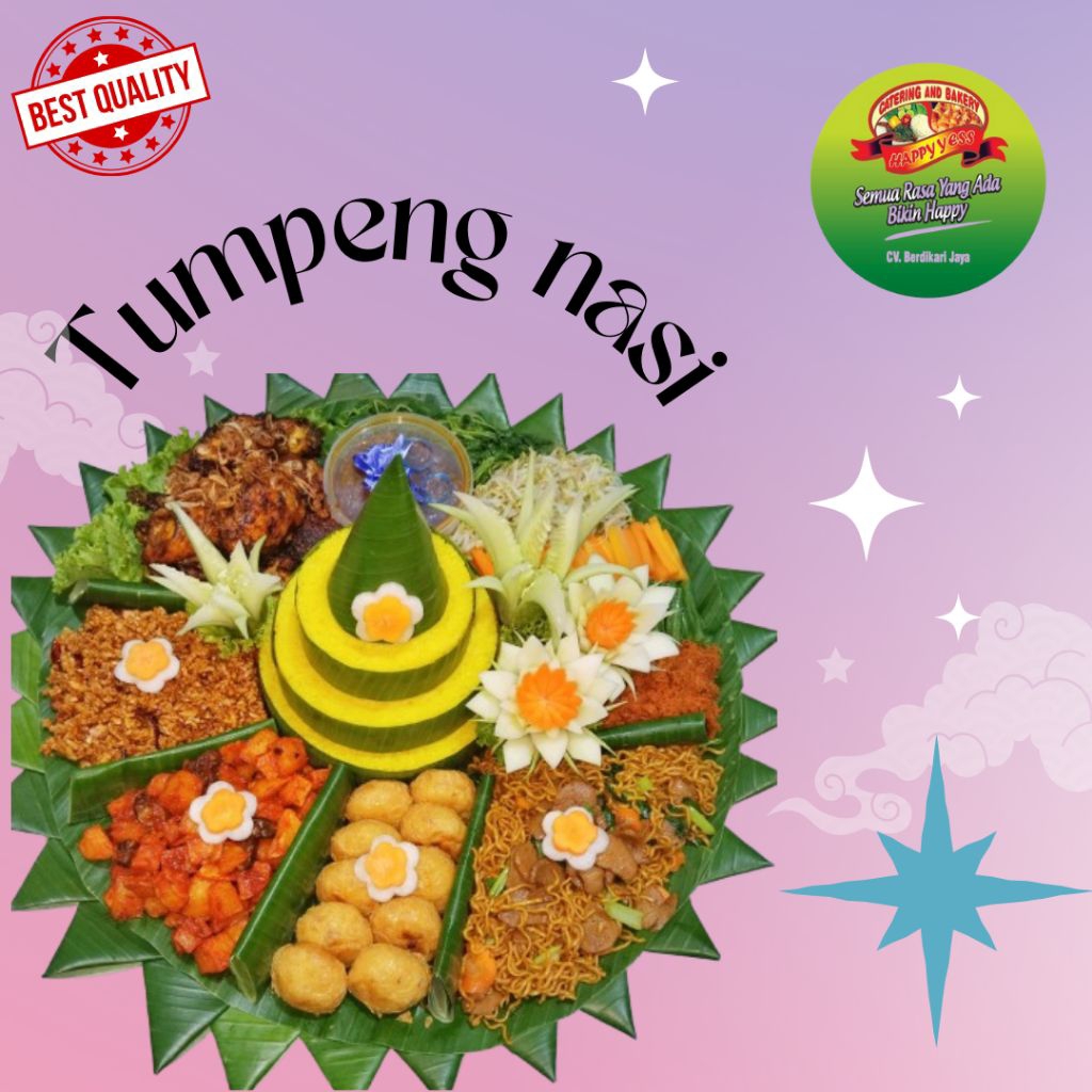 Tumpeng Nasi Kuning/Tumpeng Tampah 10porsi