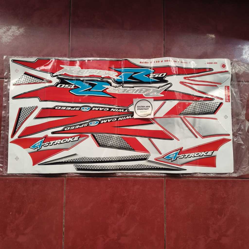Stiker Striping Suzuki Satria FU 150 CBU Thailand Raider R150 Original SGP