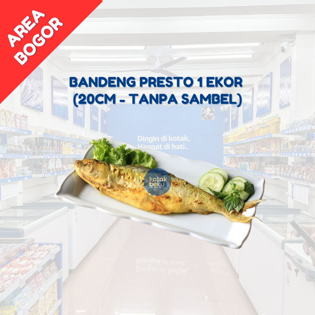 

BANDENG PRESTO 1 EKOR (20CM - TANPA SAMBEL)
