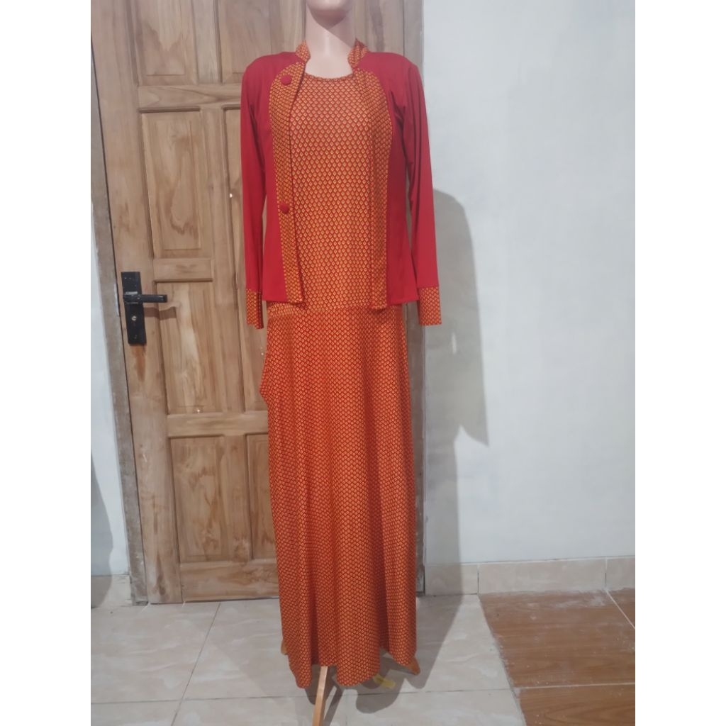 preloved gamis set outer