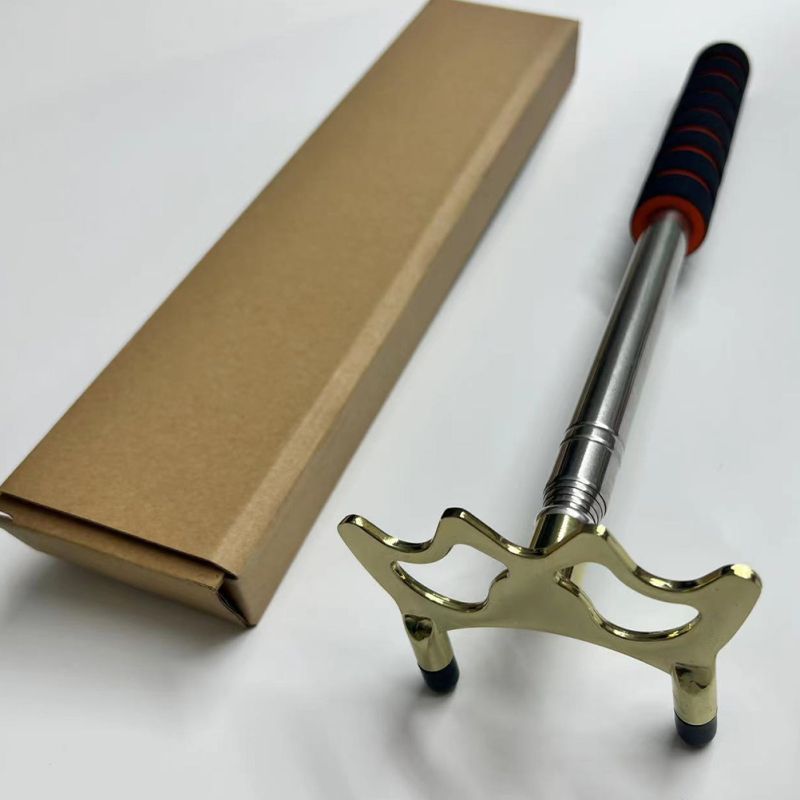 Rak Tempat Cue Brass Stick Biliar Billiard Lipat Kepala Cagak Holder Perlengkapan Gudang Estetik