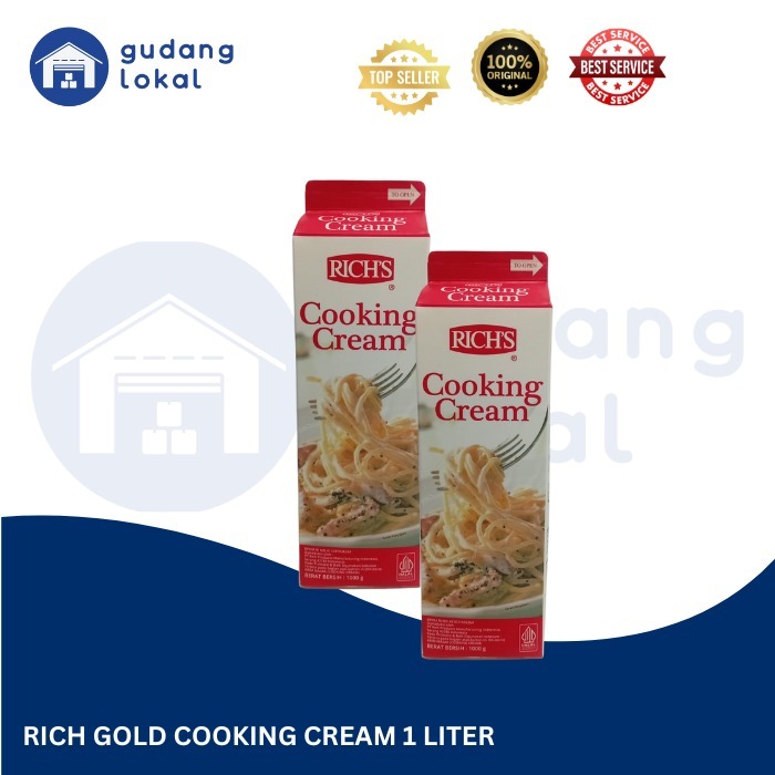 RICH GOLD COOKING CREAM 1LITER