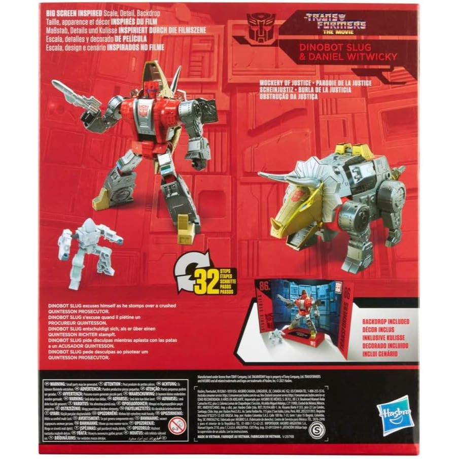 Transformers Toys Studio Series 86-07 Leader Class The The Movie 1986 Dinobot Slug Action Figures
