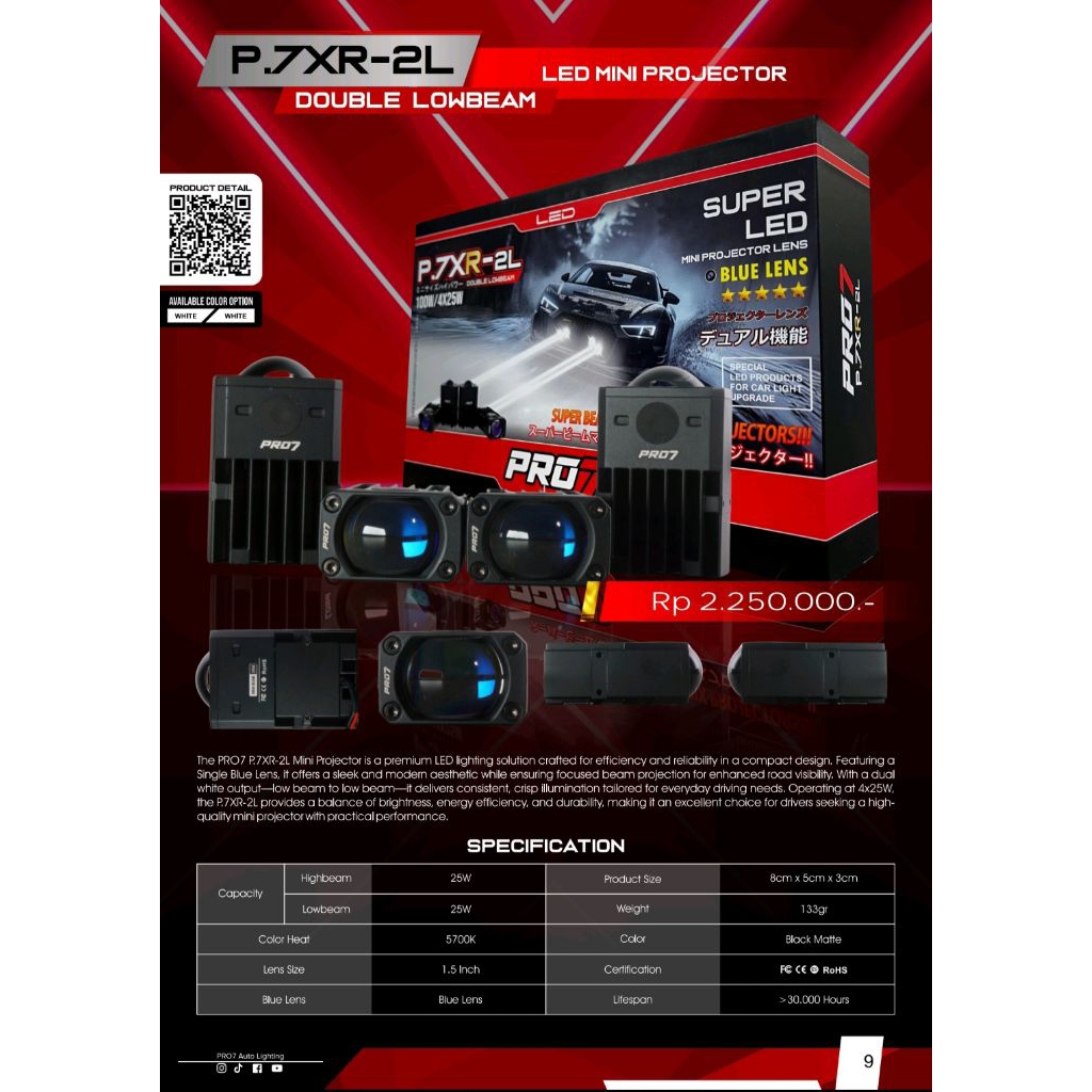 Mini Projie PRO7 P7XR-2L