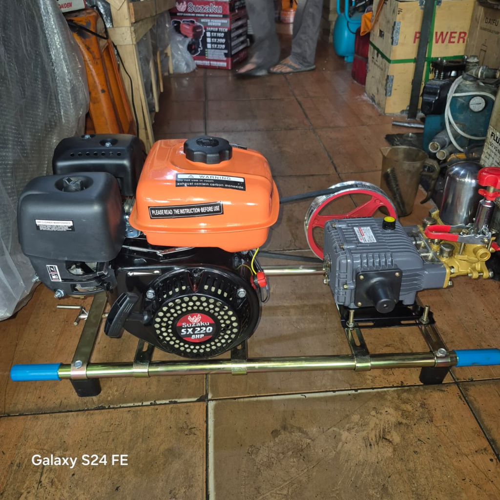 mesin doorsmeer komplit 8 HP sprayer 30 mesin cuci mobil komplit