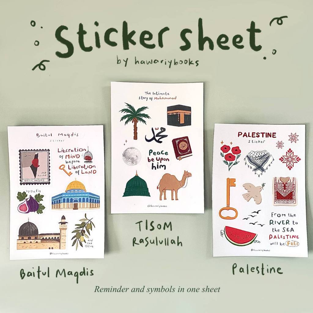 

Waterproof Sticker Sheets by Hawariybooks
