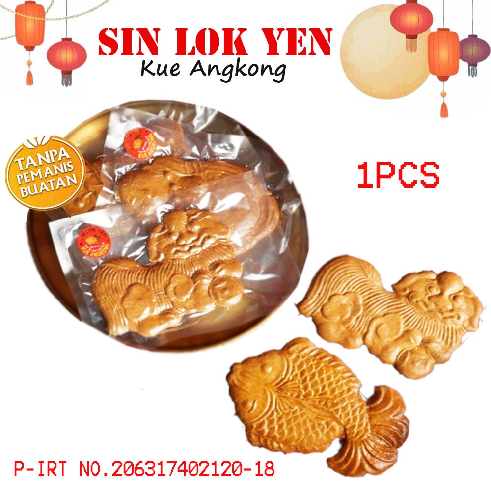 

Angkong Mooncake Kue Bulan SIN LOK YEN Angkong Pia Sin Lok Yen Besar