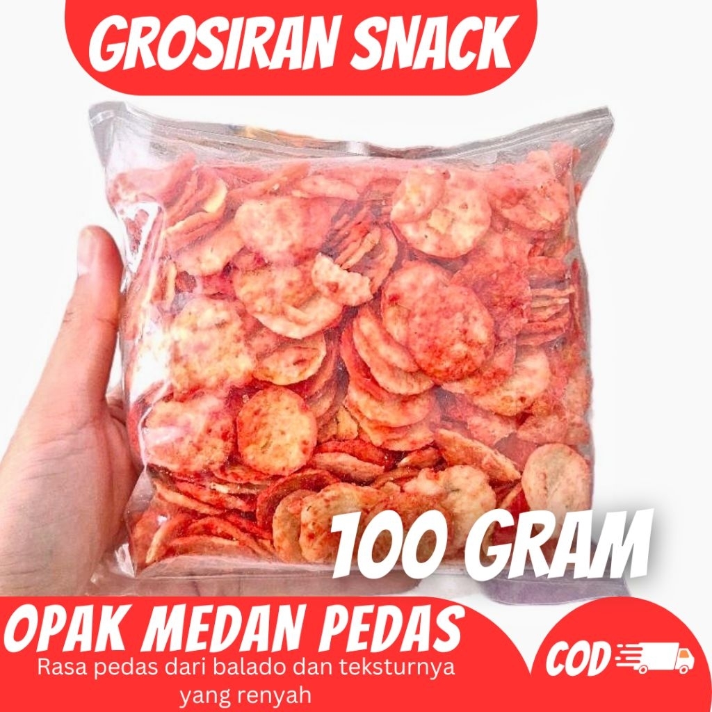 

( 100 GRAM ) OPAK MEDAN BALADO PEDAS MANIS (Leo)