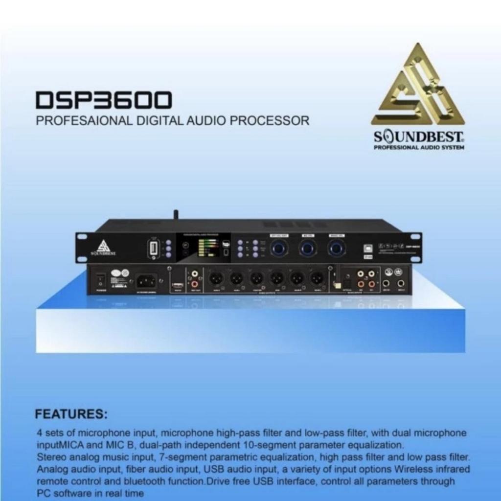 DIGITAL AUDIO PROCESSOR SOUNDBEST DSP3600