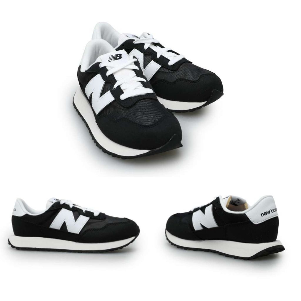 NB 237 Kids GS237DEM Black/White SALE ORIGINAL STORE