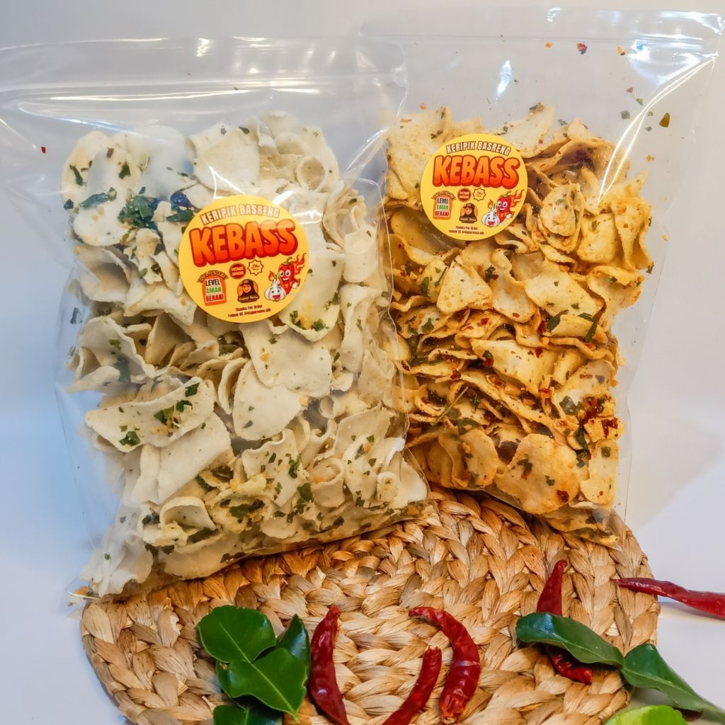 

Basreng Chili oil Keripik Basreng Daun Jeruk Renyah Premium Terbaik 200 g
