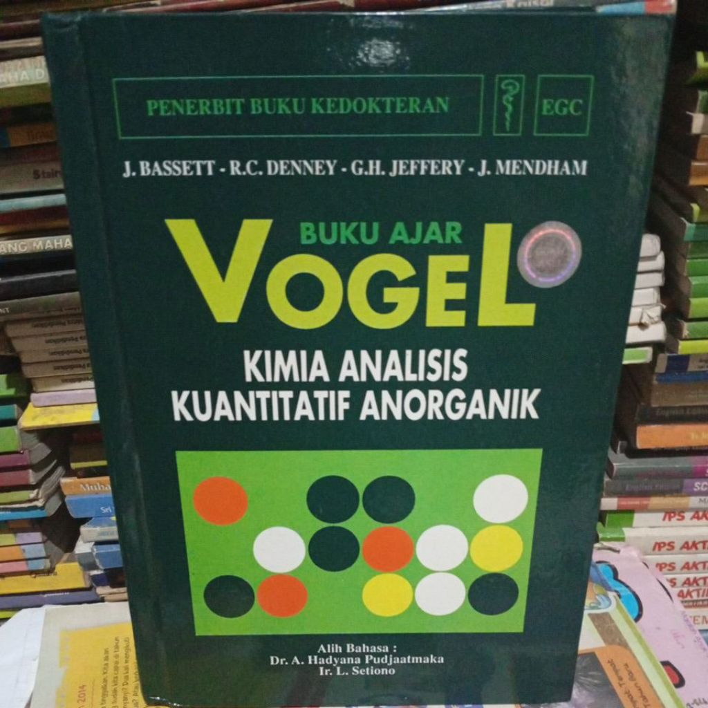 BUKU ORIGINAL / buku ajar VOGEL kimia analisis kuantitatif anorganik ( HACD COVER)