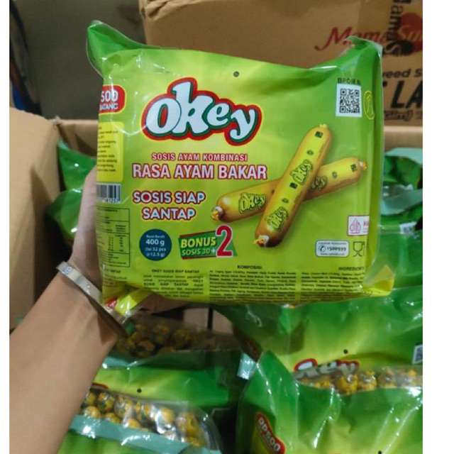 

SOSIS OKEY SIAP MAKAN 400gr 1pak isi 30