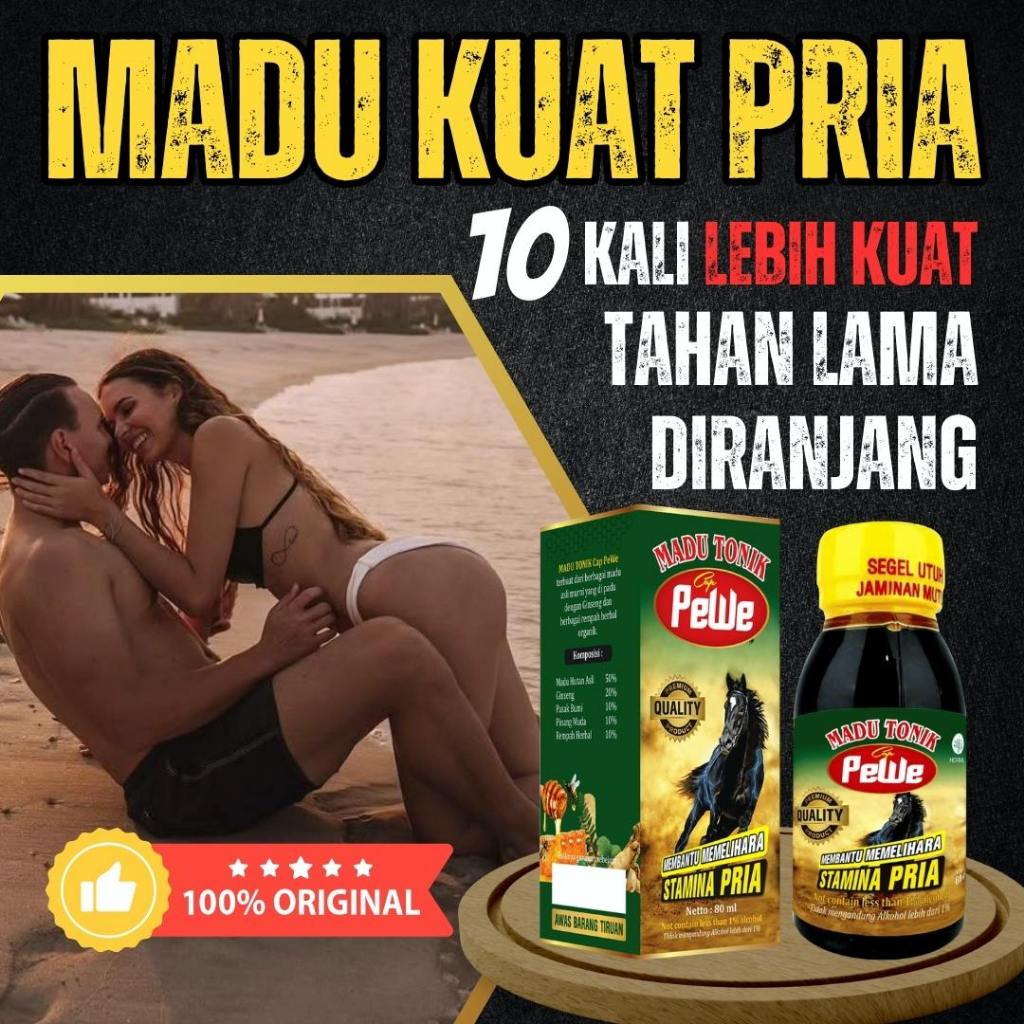 

Madu Tonik Pewe Asli Madukuat Herbal Meningkatkan Gairah Berhubungan Pria 10X Kuat Tahan Lama 80ML