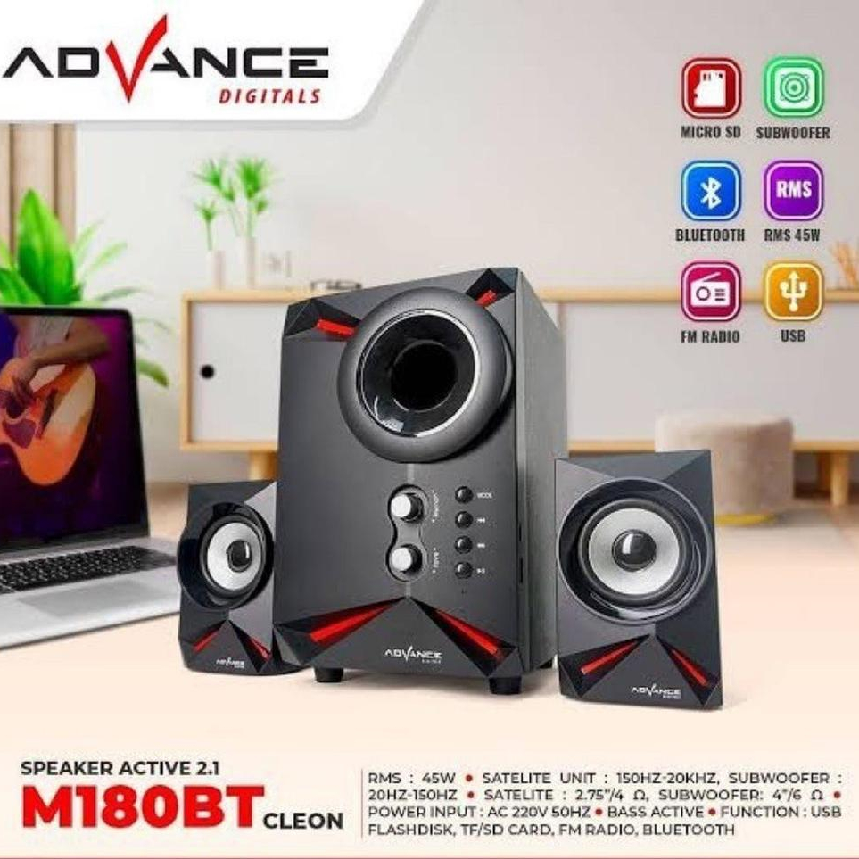 SPEAKER AKTIF BLUETOOTH ADVANCE M180 CLEON TERMURAH