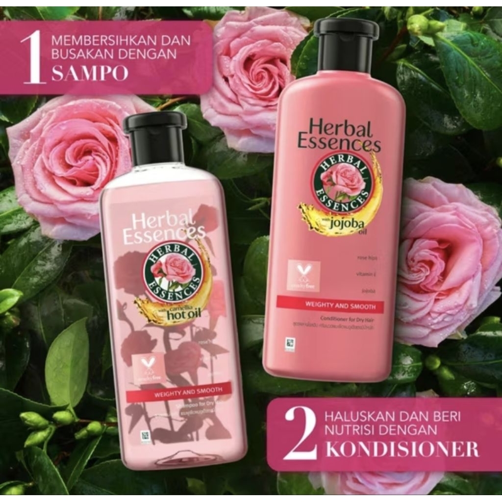 Herbal essences classics roseship 400ml shampoo & conditioner/shampo/perawatan rambut/herbal essence