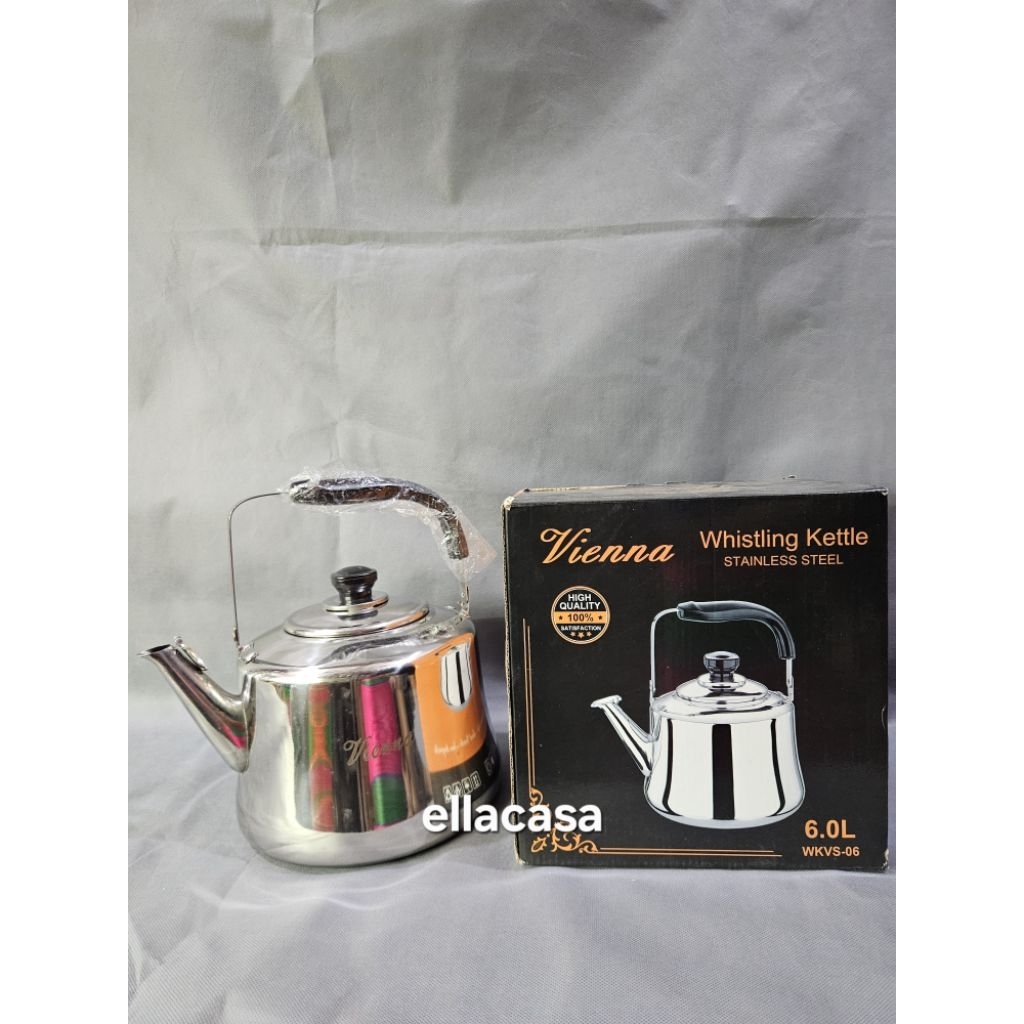 Ceret Bunyi Vienna Stainless 6L / Teko Bunyi Vienna Stainless 6L