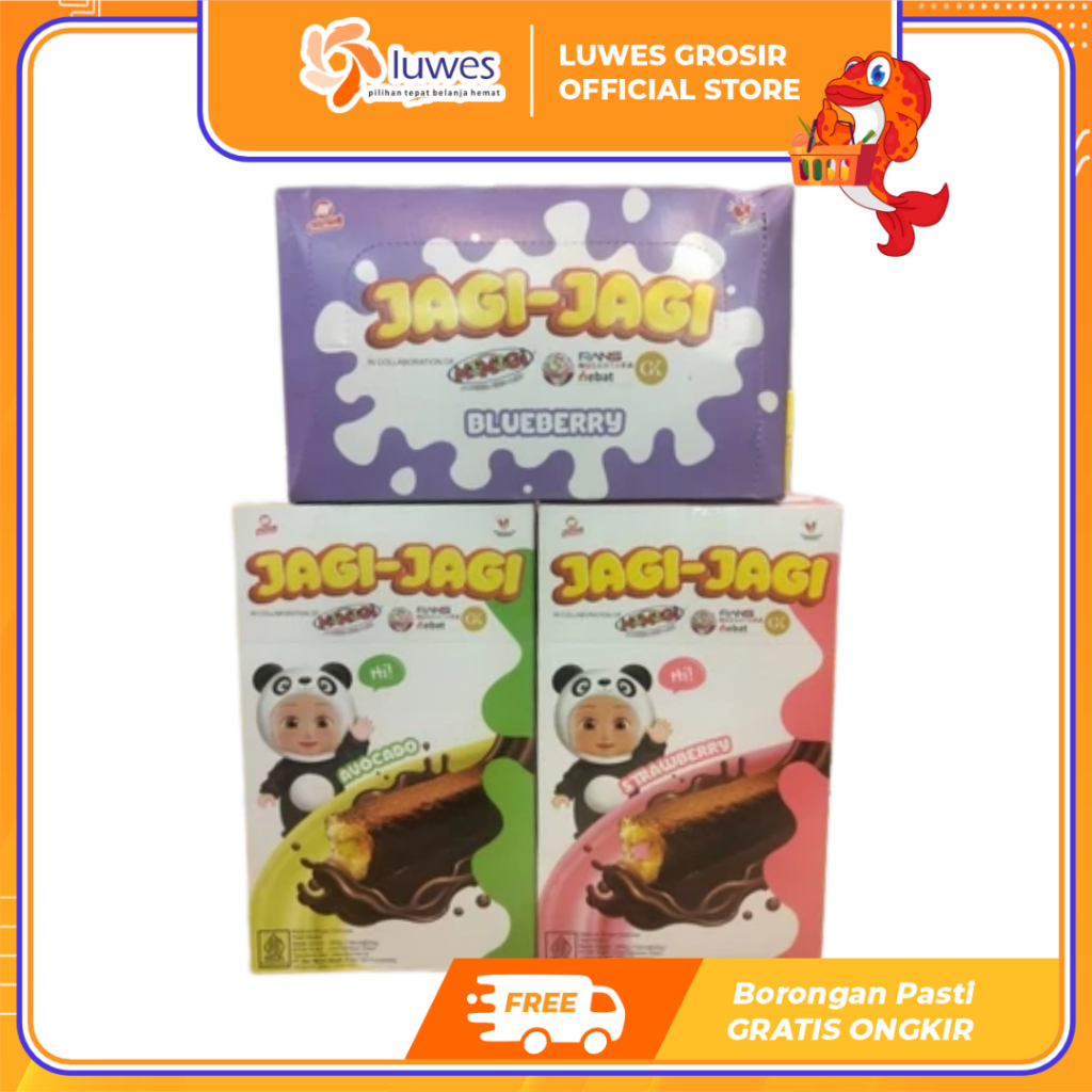 

[GROSIR] Momogi Jagi-Jagi Varian Rasa Strawberry, Avocado, Blueberry Snack Ringan Murah