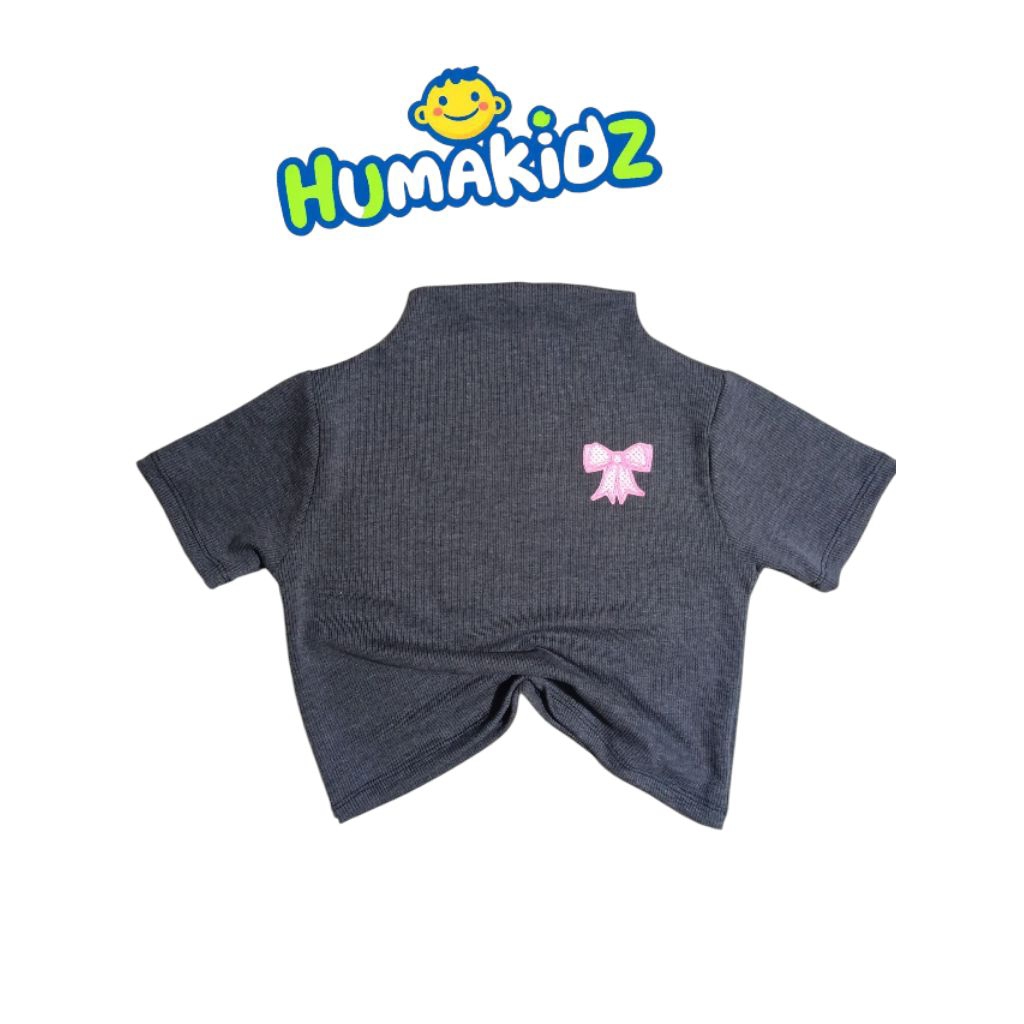 kaos turtle neck anak perempuan 1-8tahun