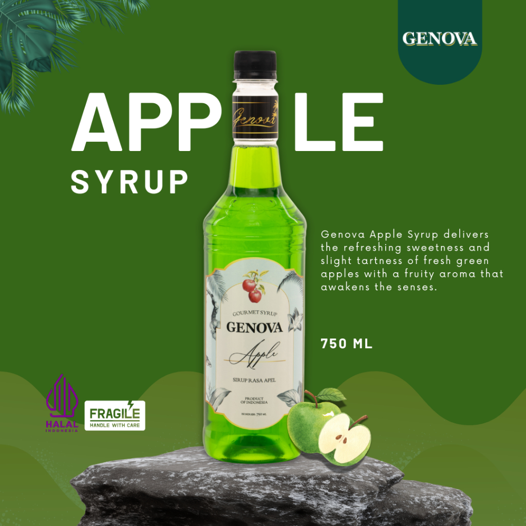 Genova Apple Syrup 750ml