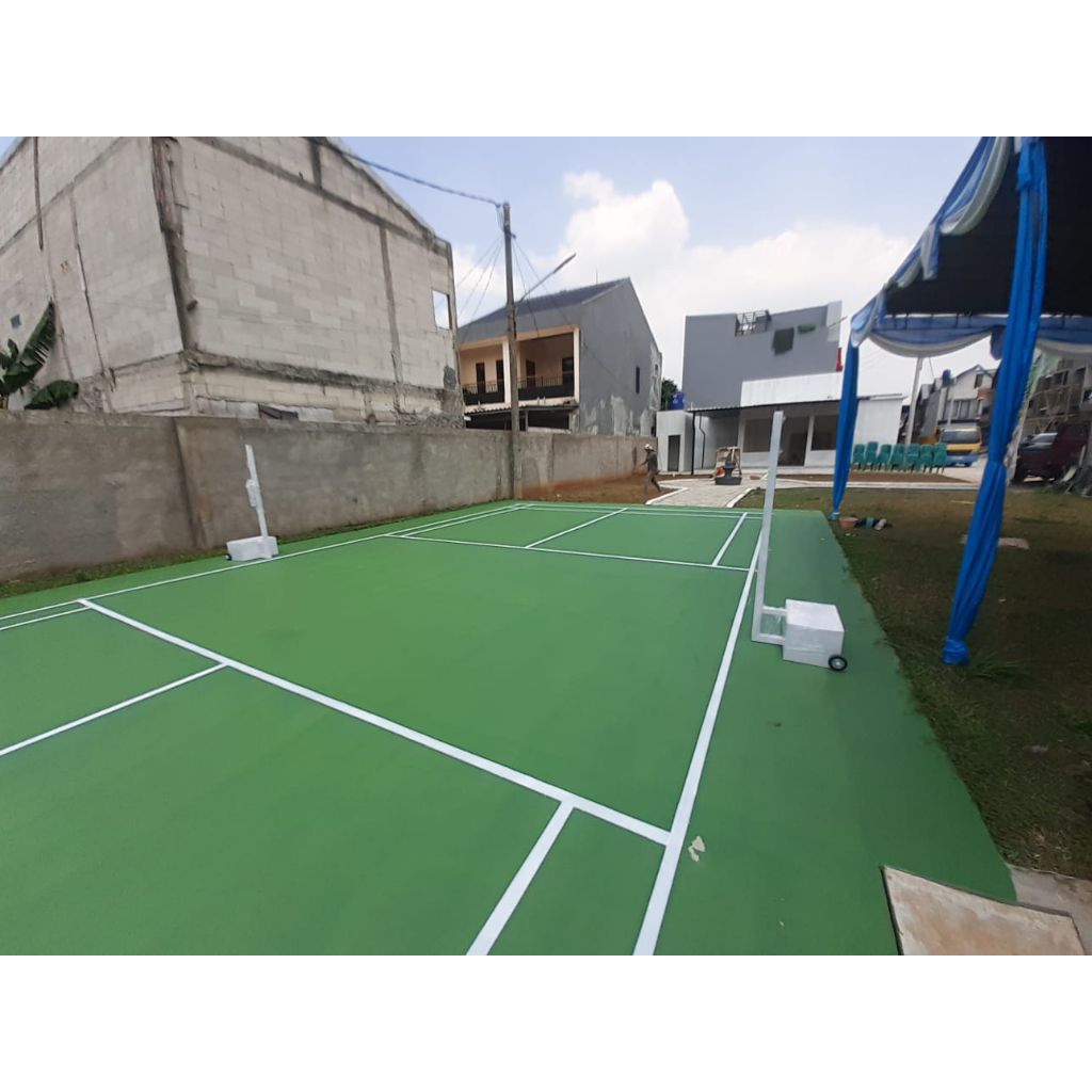 TIANG NET BADMINTON PORTABLE/TIANG NET BULUTANGKIS