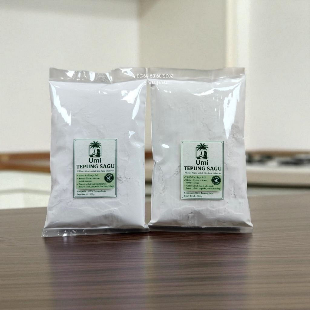 tepung sagu rumbia (Metroxylon sagu) 500g ×2