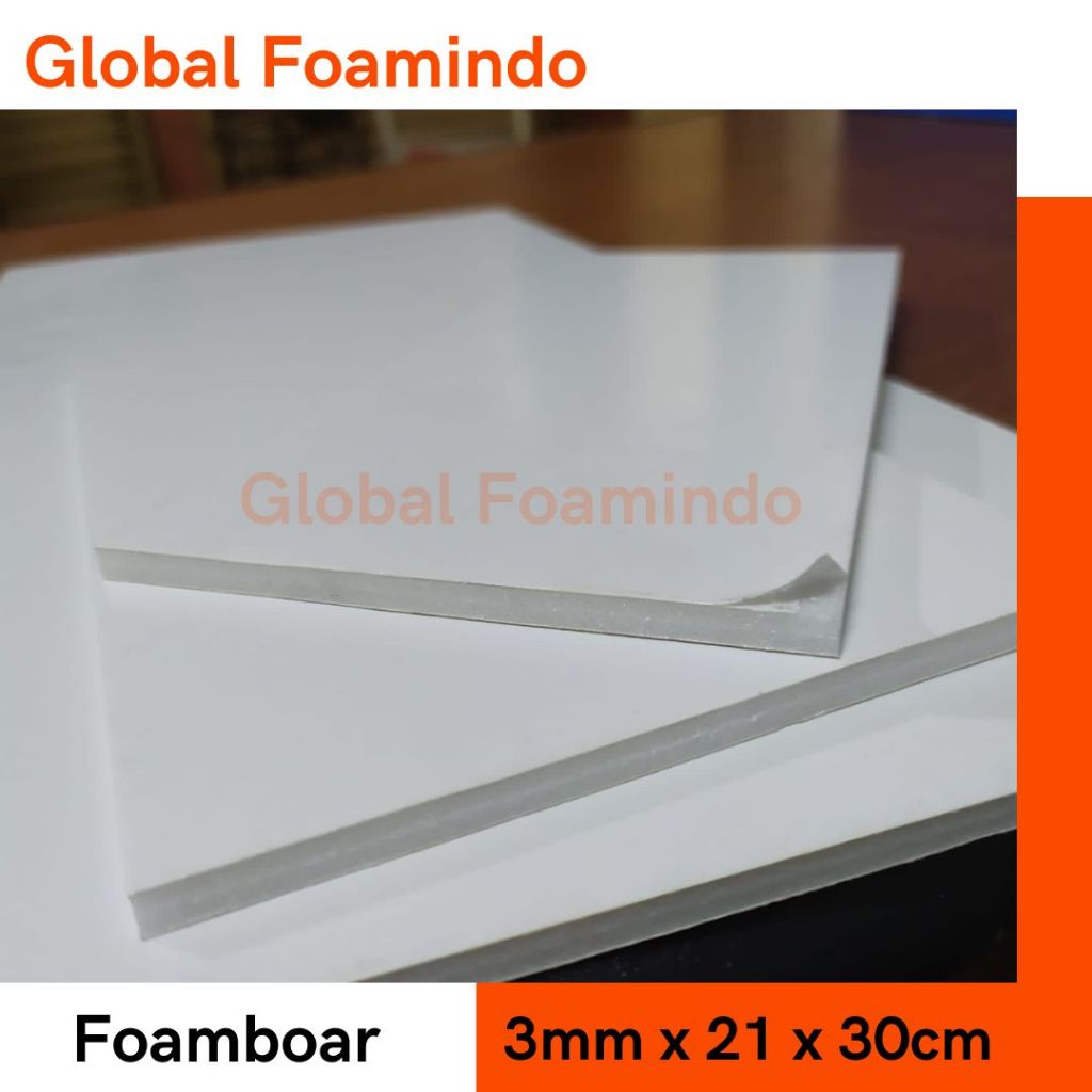 

Foamboard 3mm x 21 x 30cm