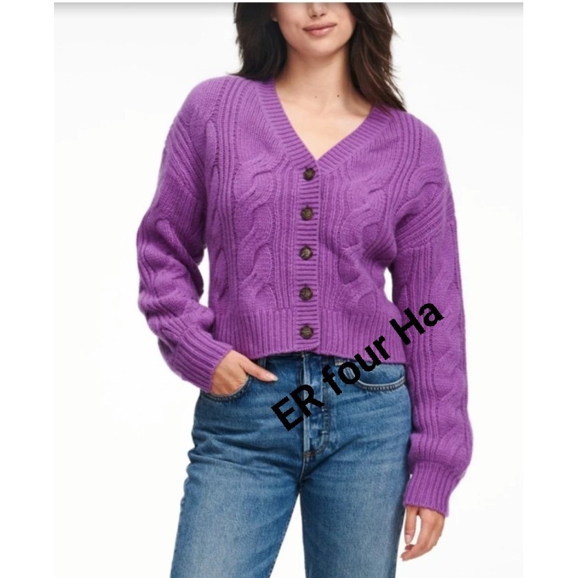 Cardigan CABLE ZULFA Type 3 get l Rajut TEBAL Premium | Sweater Rajut l Pakaian Rajut Wanita l Pakai