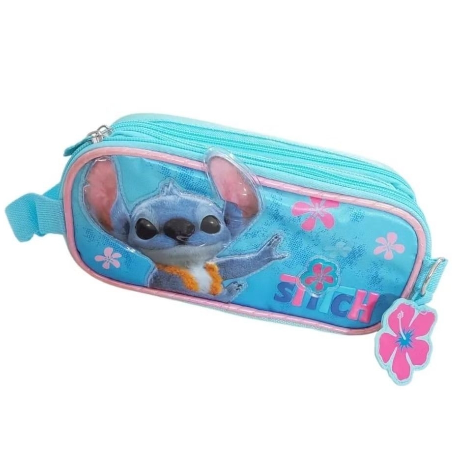 

Kotak Pensil Disney Stitch 3 Ruang Aloha lilostitch Pouch Make up