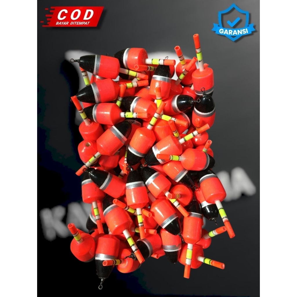 (Harga 1 Pcs) Pelampung Pancing/Pelampung Puyu/Pelampung Betok/Pelampung Kayu/Kambangan/Kumbul Panci