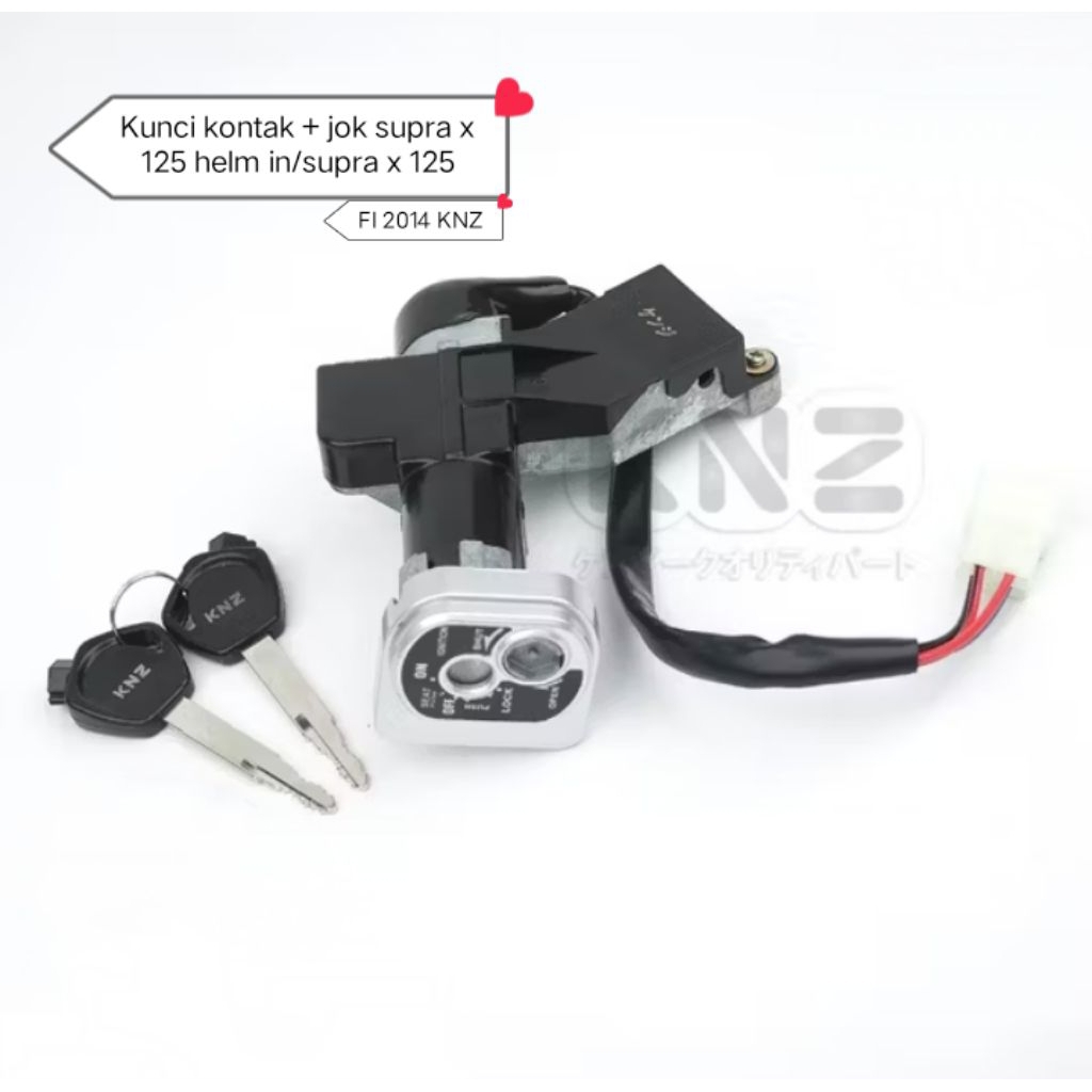 Kunci Kontak + jok supra x 125 helm in/supra x 125 fi 2014 KNZ