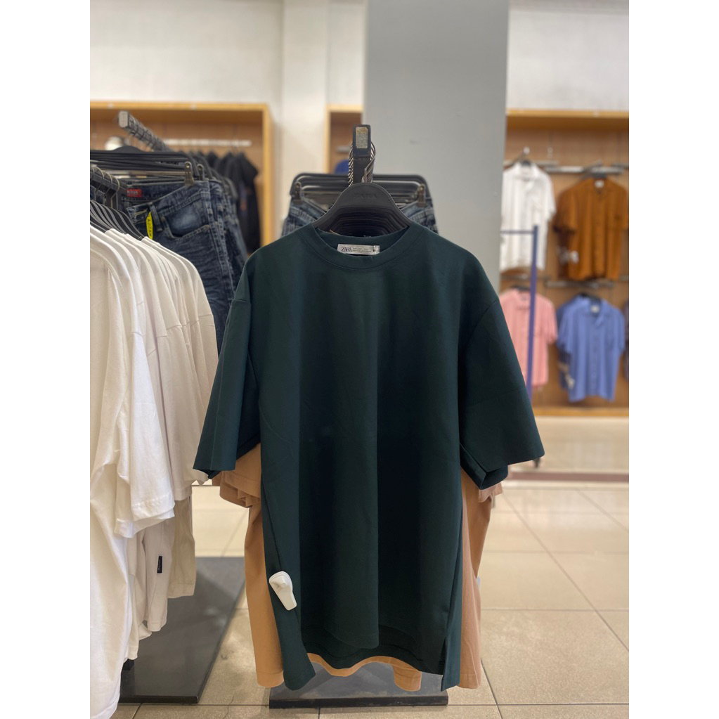 17580 KAOS HIJAU BOTOL PRIA