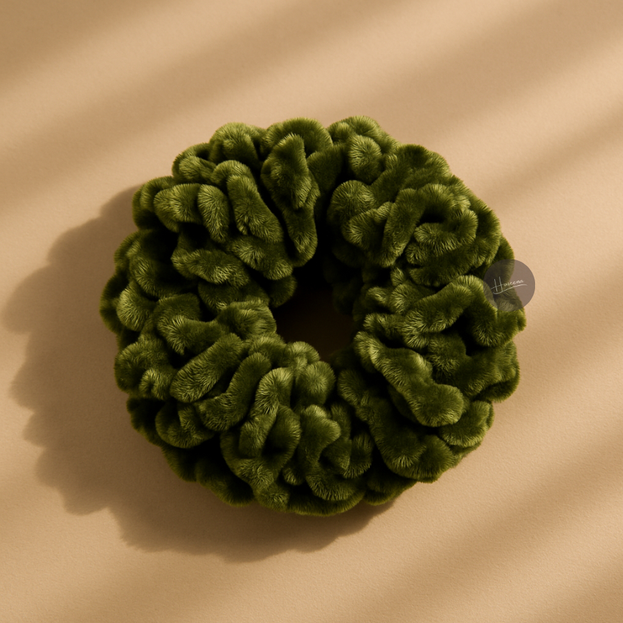 Haseena Ikat Rambut Cepol Ubur Velvet Bludru