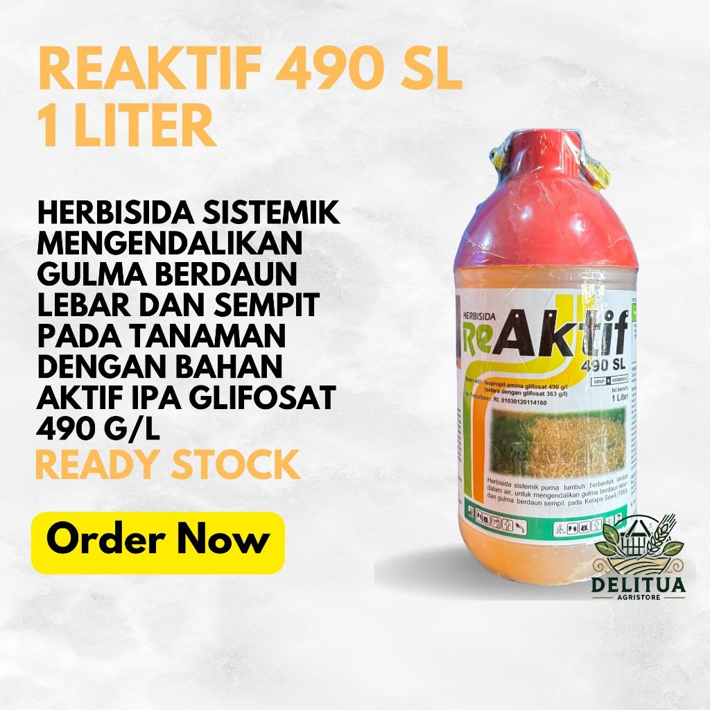 HERBISIDA REAKTIF 490 SL 1 LTR