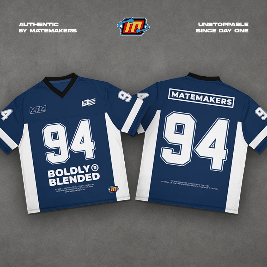 MATEMAKERS - Jersey Streetwear Number 94 / Jersey Oversize / Jersey Block Core / Jersey Brazil / Mil