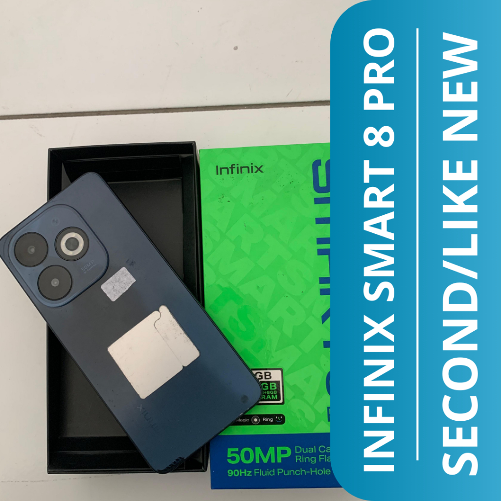 HP SECOND INFINIX SMART 8 PRO 8+8/128GB / INFINIX SMART 8 HP SECOND