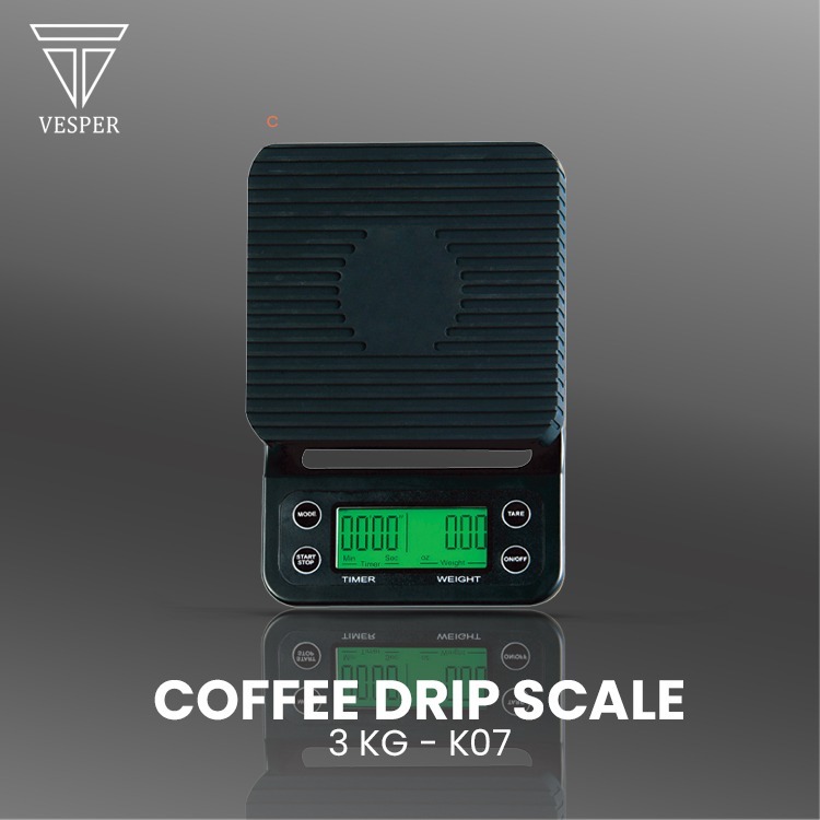 Vesper drip scale timbangan kopi digital 3kg FREE NAMPAN TRAY / coffee drip scale V60  / timbangan d