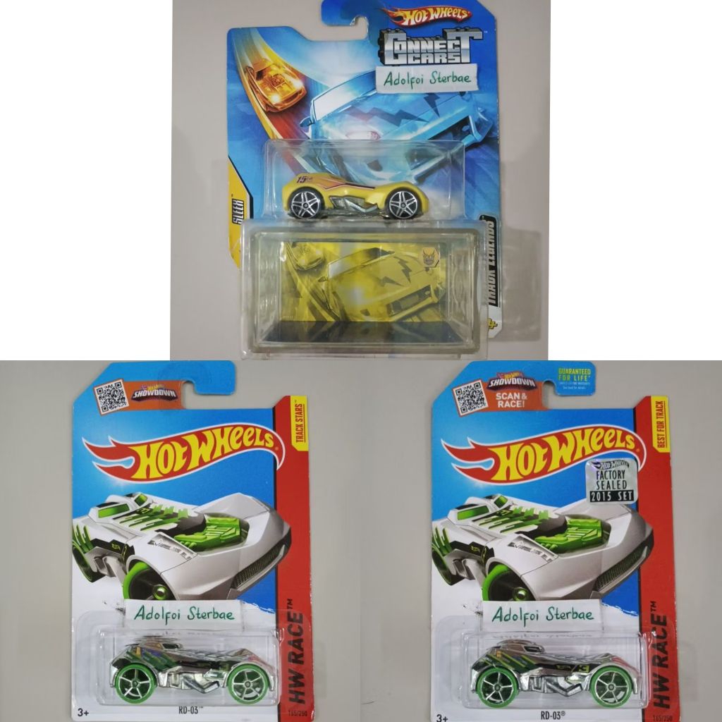 hotwheels hot wheels RD-03 RD 03 RD03 hw race best for track stars factory sealed chrome silver slee