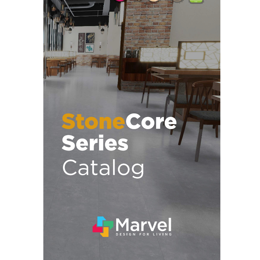 Lantai SPC Flooring Stonecore Stone Series 5,5mm Marvel / SPC Stone