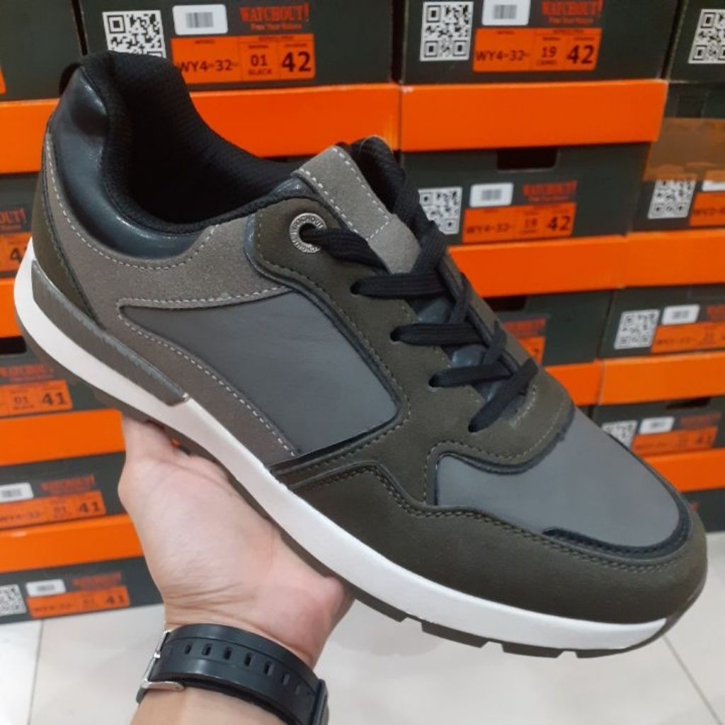 Sepatu WATCHOUT✔️ Pria Terbaru 40- 44 (100% ORIGINAL)