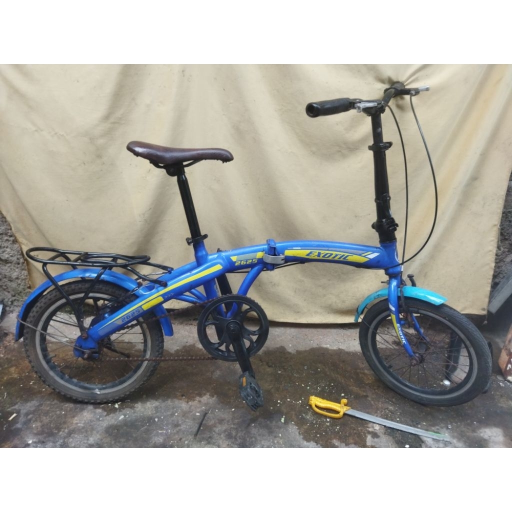 sepeda lipat exotic 16" second