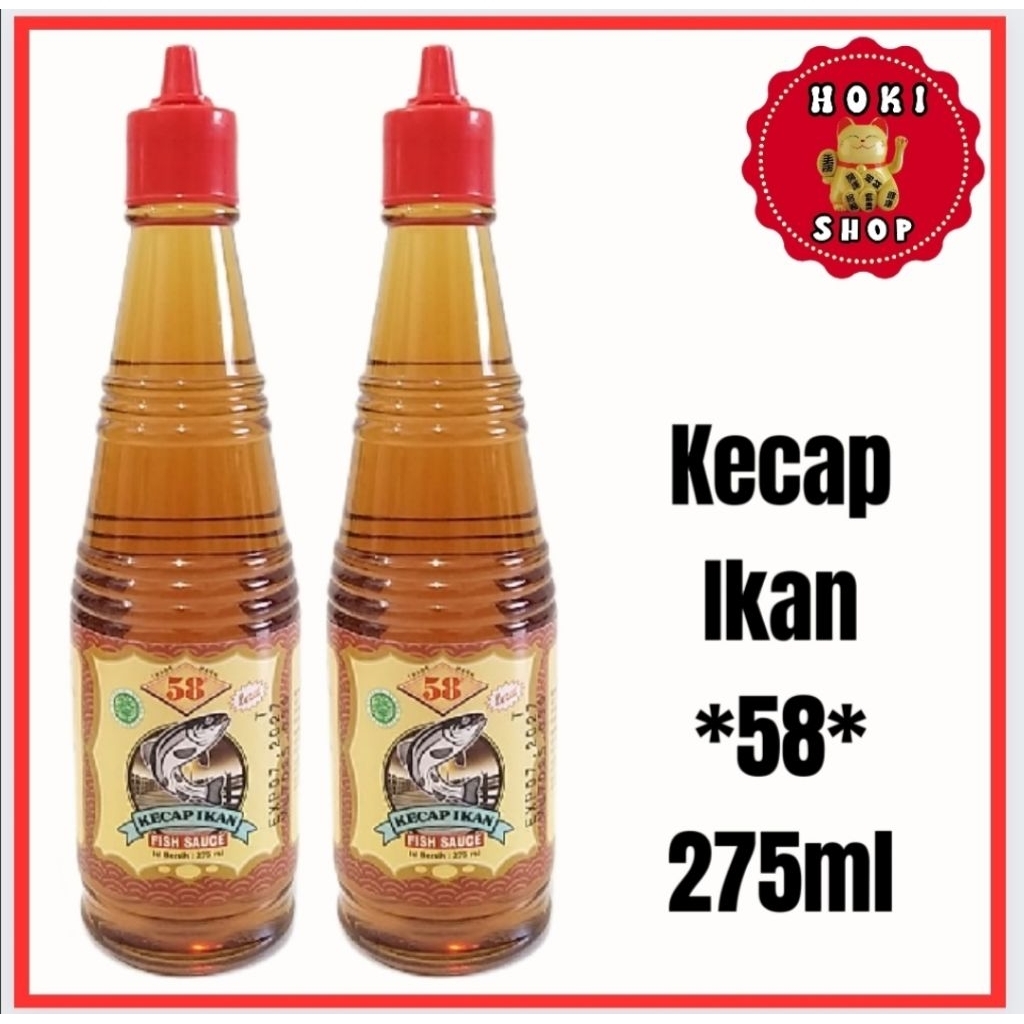 

Kecap Ikan 58 275ml / Kecap Ikan Cap 58 / Kecap Ikan 275ml / Fish Sauce